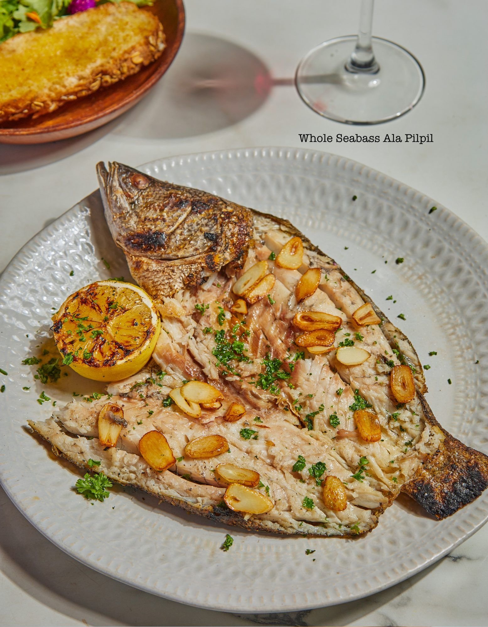 Whole Seabass Ala Pilpil